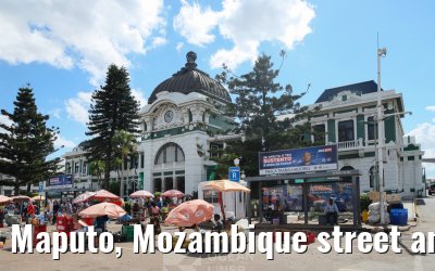 Maputo, Mozambique street and city snapshots