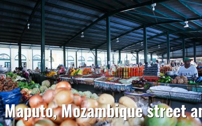 Maputo, Mozambique street and city snapshots