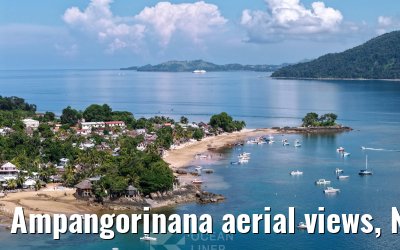 Ampangorinana aerial views, Nosy Komba