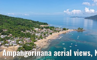 Ampangorinana aerial views, Nosy Komba