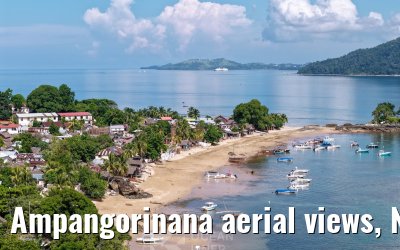 Ampangorinana aerial views, Nosy Komba