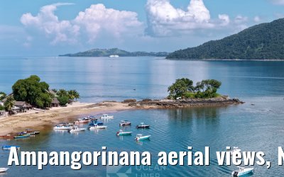 Ampangorinana aerial views, Nosy Komba