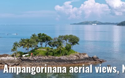 Ampangorinana aerial views, Nosy Komba