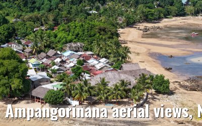 Ampangorinana aerial views, Nosy Komba