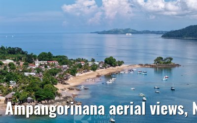 Ampangorinana aerial views, Nosy Komba