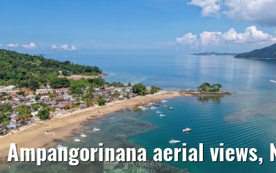 Ampangorinana aerial views, Nosy Komba