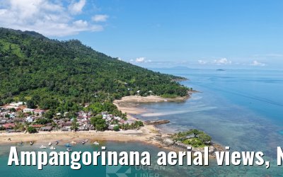Ampangorinana aerial views, Nosy Komba