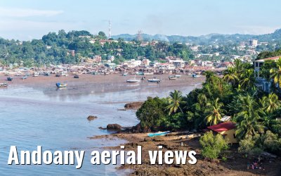 Andoany aerial views