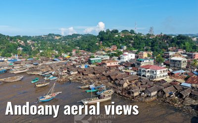 Andoany aerial views