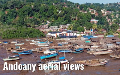 Andoany aerial views