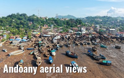 Andoany aerial views