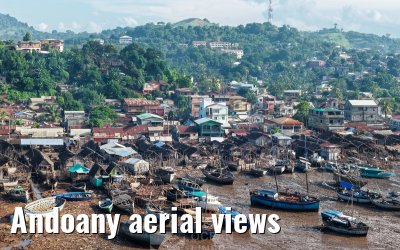 Andoany aerial views
