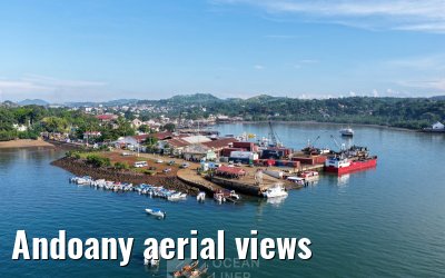 Andoany aerial views