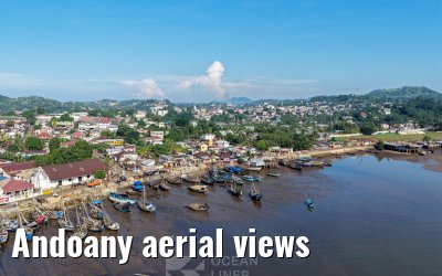 Andoany aerial views