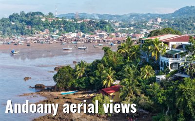 Andoany aerial views