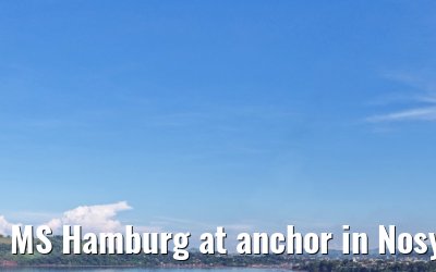 MS Hamburg at anchor in Nosy Be, Madagascar