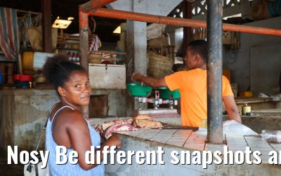 Nosy Be different snapshots and market