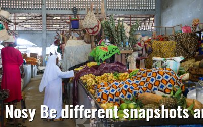 Nosy Be different snapshots and market