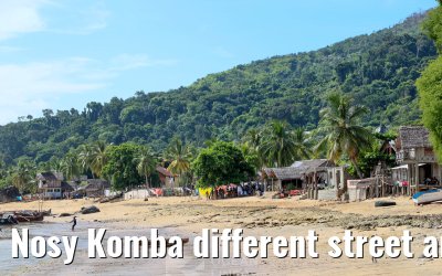 Nosy Komba different street and island impressions