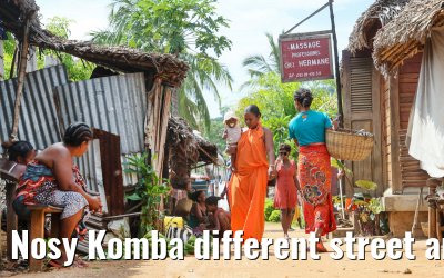 Nosy Komba different street and island impressions