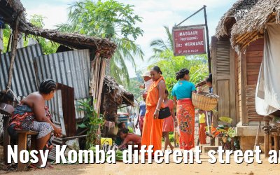 Nosy Komba different street and island impressions