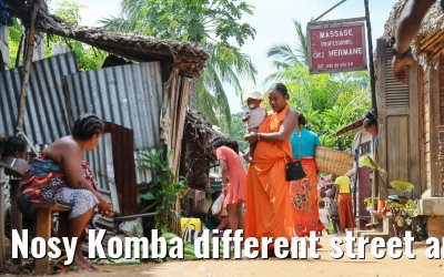 Nosy Komba different street and island impressions