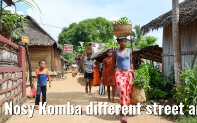 Nosy Komba different street and island impressions