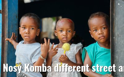 Nosy Komba different street and island impressions