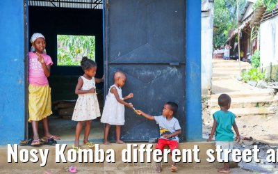 Nosy Komba different street and island impressions