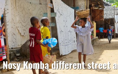 Nosy Komba different street and island impressions