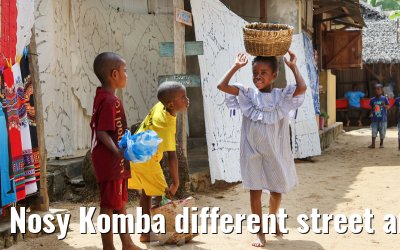 Nosy Komba different street and island impressions