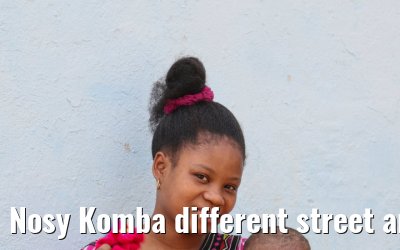 Nosy Komba different street and island impressions