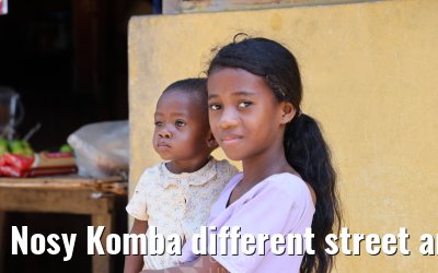 Nosy Komba different street and island impressions