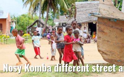 Nosy Komba different street and island impressions