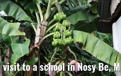 visit to a school in Nosy Be, Madagascar