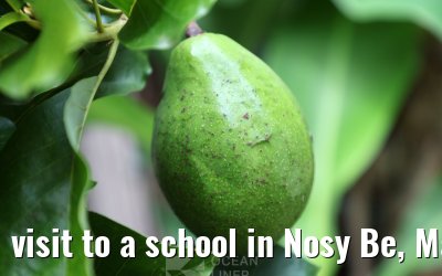 visit to a school in Nosy Be, Madagascar