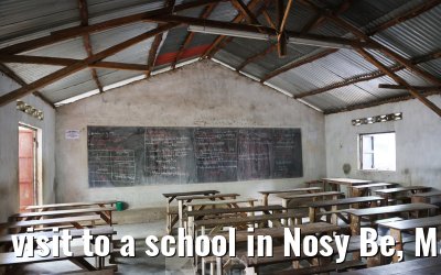 visit to a school in Nosy Be, Madagascar