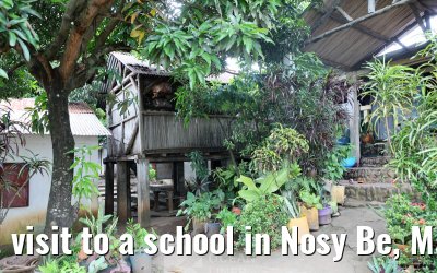 visit to a school in Nosy Be, Madagascar