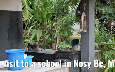 visit to a school in Nosy Be, Madagascar