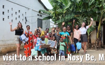 visit to a school in Nosy Be, Madagascar