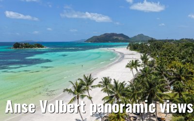 Anse Volbert panoramic views, Praslin
