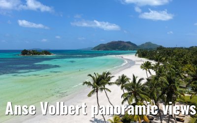 Anse Volbert panoramic views, Praslin