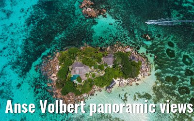 Anse Volbert panoramic views, Praslin