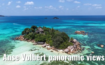 Anse Volbert panoramic views, Praslin