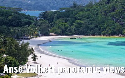 Anse Volbert panoramic views, Praslin