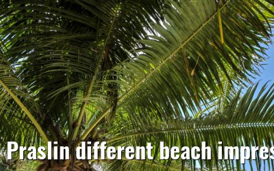 Praslin different beach impressions