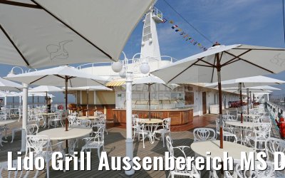 Lido Grill Aussenbereich MS Deutschland 03.06.2016