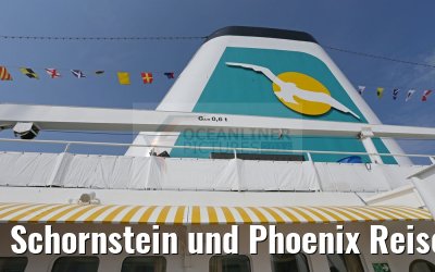 Schornstein und Phoenix Reisen Albatros Logo MS Deutschland 03.06.2016