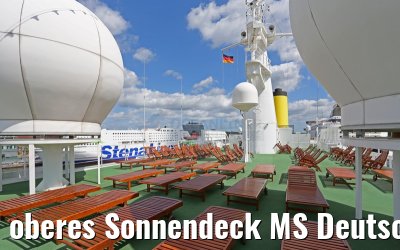 oberes Sonnendeck MS Deutschland 07.06.2015