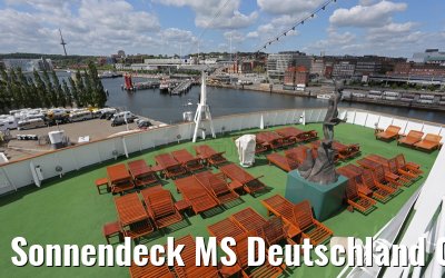 Sonnendeck MS Deutschland 07.06.2015